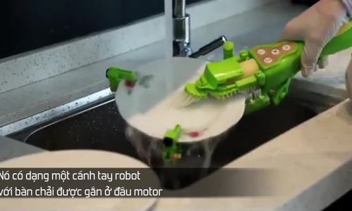 'Cánh tay' robot cho người lười rửa bát