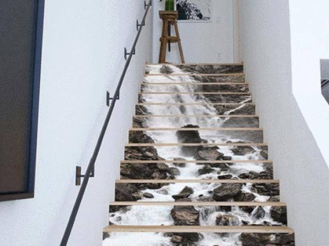 12 thiết kế cầu thang 3D khiến khách đến nhà không thể rời mắt vì quá độc và rất đẹp