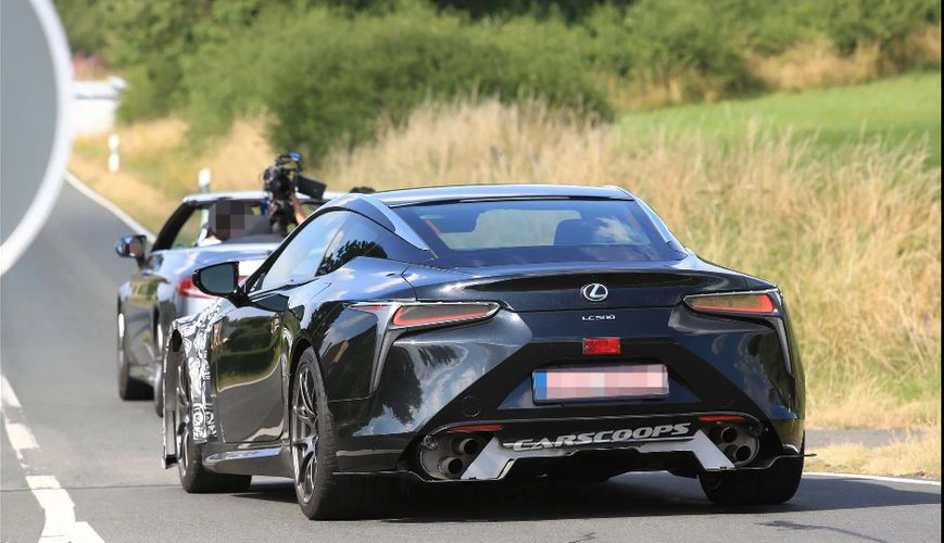 Lexus LC F hoàn toàn mới lộ diện chính thức qua bộ ảnh bị chụp trộm tại Đức a7