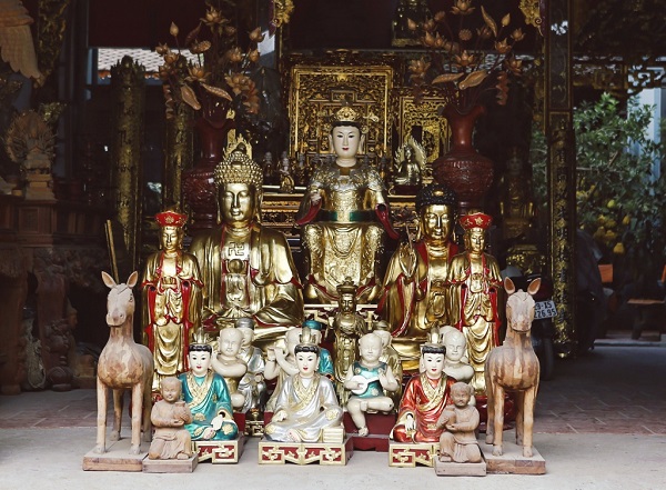 Tượng Phật - Tượng Mẫu nổi tiếng làng nghề Ngô Đồng